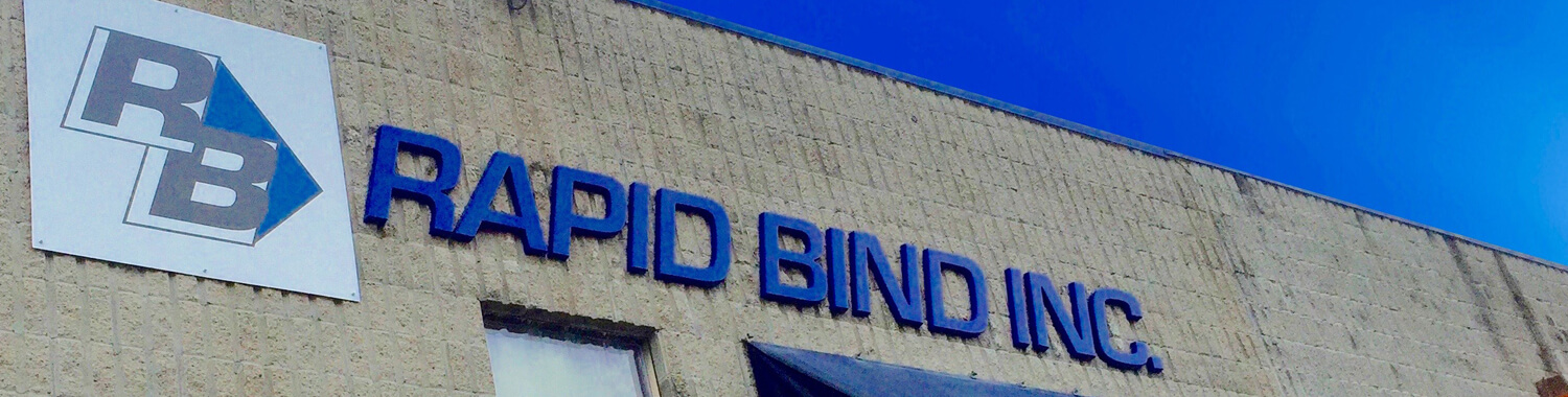 Rapid Bind has been serving the binding and finishing needs of particular printers since 1971 Rapid Bind: Binding & Finishing Excellence